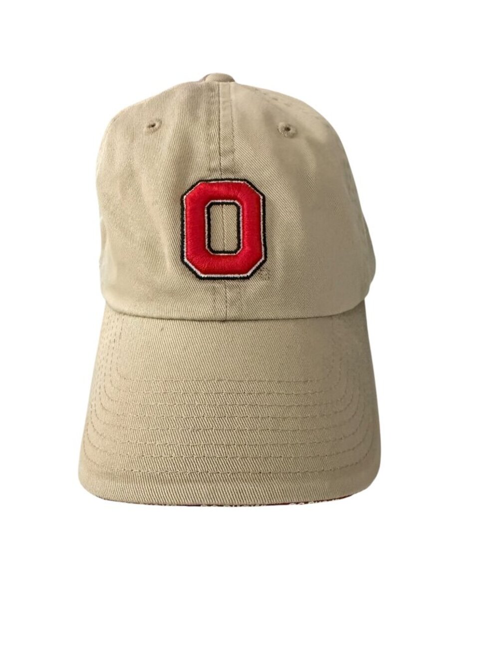 Ohio State Buckeyes Starter Adjustable Strapback Hat Tan OSU NCAA Cap